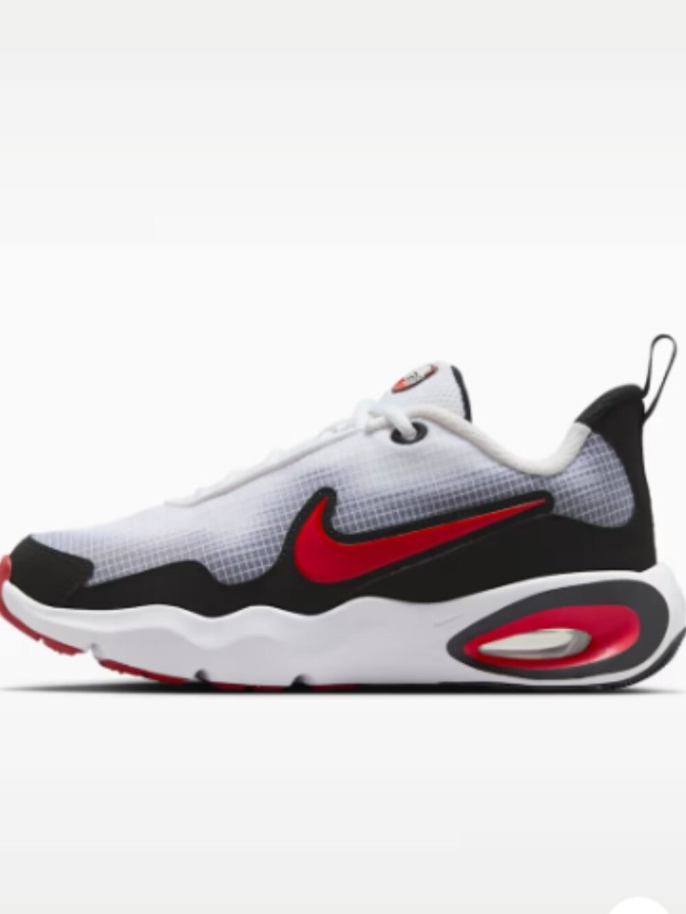 Nike Air Max Nova - White, Black & University Red - Size 7.5W / 6Y